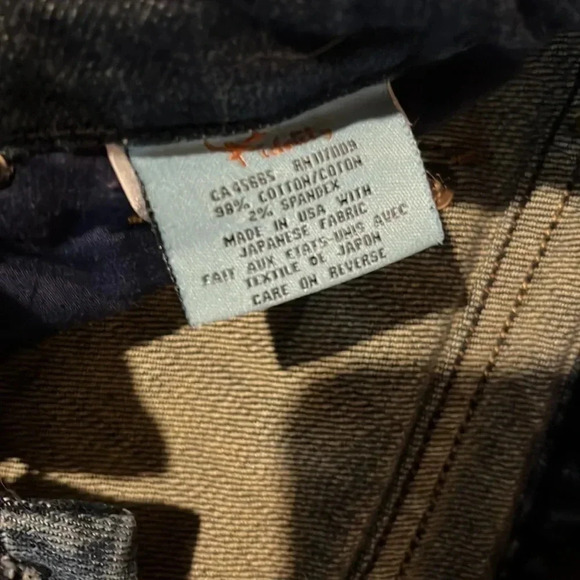 Fidelity Denim Japan Rose Skinny Flare in Midnight Sapphire size 27 - Picture 13 of 14